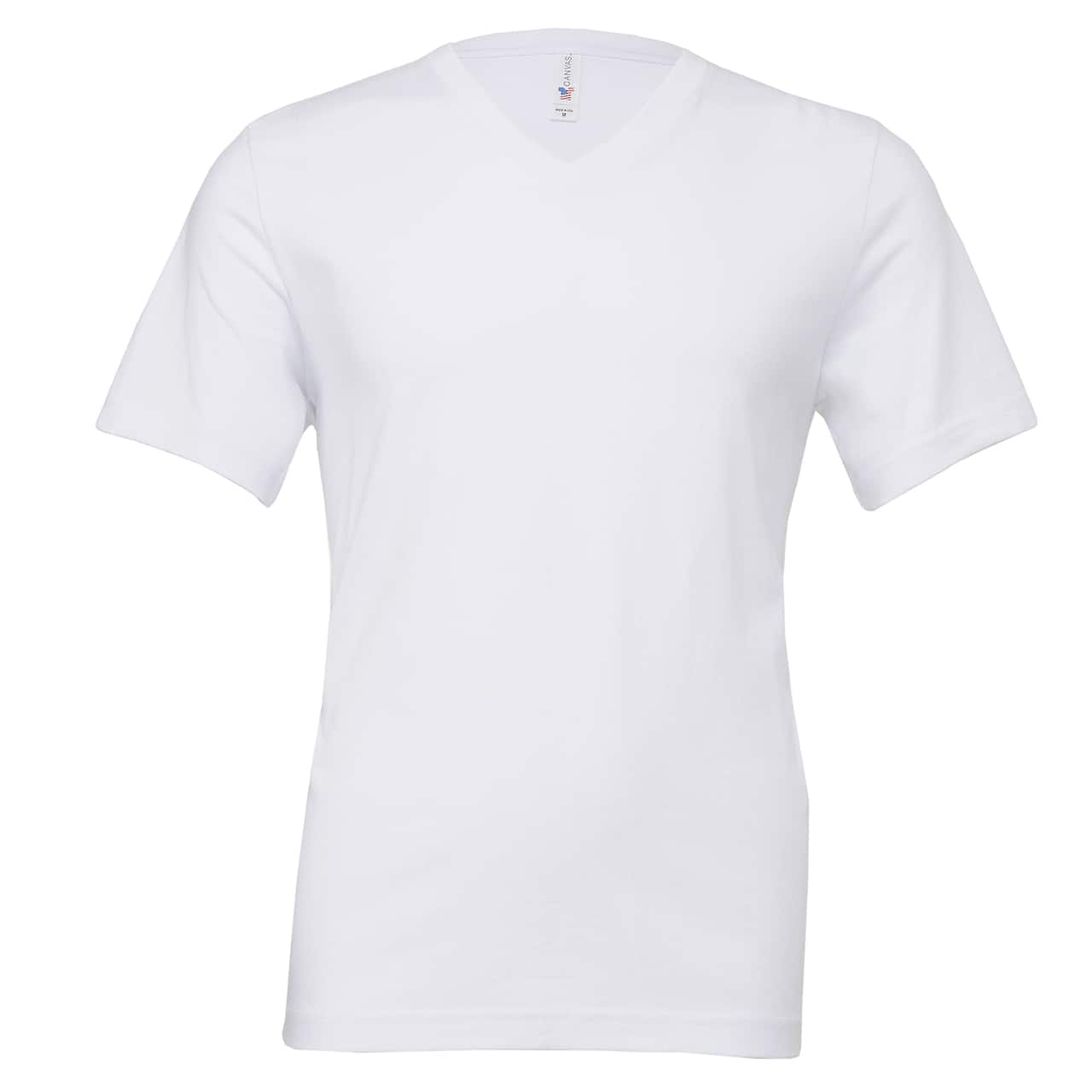 BELLA+CANVAS® Short Sleeve V-Neck Adult Unisex Cotton Jersey T-Shirt